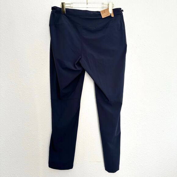 Fjall Raven High Coast Trail Trousers Women 10 Short Navy Mid Rise Hiking - Picture 2 of 8